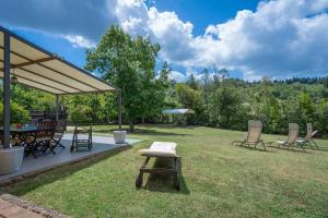 Zahrada ubytování Casale La Canigiana, House, Pool, San Miniato