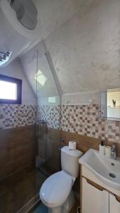 Koupelna v ubytování Planinske Kuće Grocka
