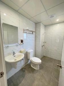 Et badeværelse på H suite Fast