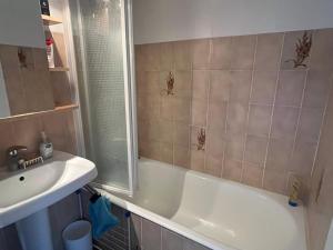 Koupelna v ubytování Châtel: T2 cosy 4 pers avec balcon - FR-1-198-268