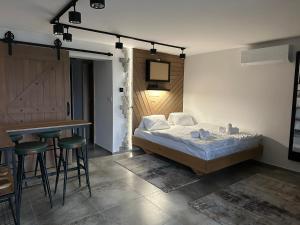 Postel nebo postele na pokoji v ubytování Csipetnyi Chill Vendégház