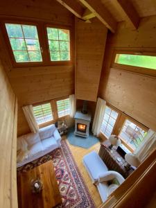 Χώρος καθιστικού στο Chalet Val Ferret ideal for TMB, Hiking, Panorama
