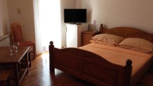 Voodi või voodid majutusasutuse Villa Mateja toas