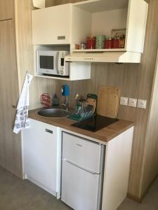 Dapur atau dapur kecil di The Cabin