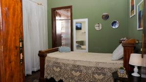 Postel nebo postele na pokoji v ubytování Canto do descanso