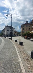 En generel udsigt til bjerge eller udsigt til bjerge taget fra lejligheden