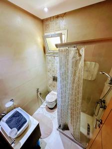 Koupelna v ubytování Dar Julia