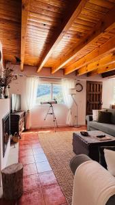 Posezení v ubytování La Casita De La Loma + 37 fotografií