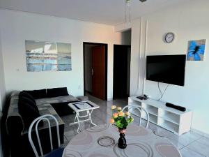 TV a/nebo společenská místnost v ubytování Apartmani Hotko 1