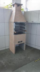 Grillfaciliteterne i feriehuset som gæsterne kan bruge