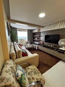 Posezení v ubytování Apartamento em castanhal