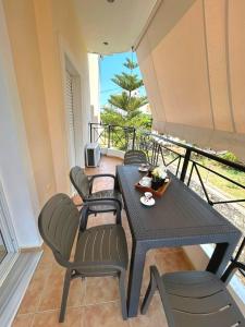 Balkón nebo terasa v ubytování Ksamil Apartament Sela