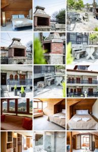 a collage of pictures of a house at ANGO Secont Floor Apartment in Stavros