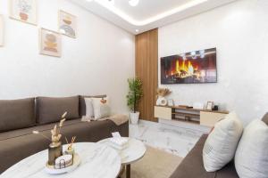 Χώρος καθιστικού στο Cosy appartement lumineux