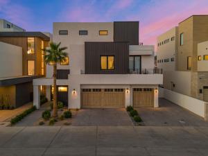 a rendering of a house with a garage at Luxury Beachside in St. George +77 photos