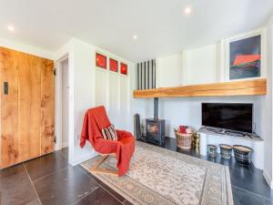 Posezení v ubytování Rhandir Long House