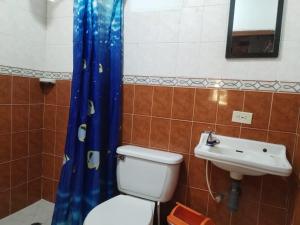 Koupelna v ubytování Libélula finca-hotel