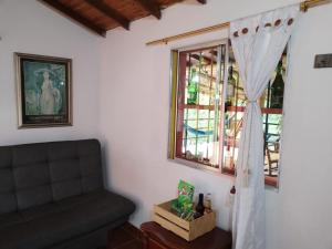 Posezení v ubytování Libélula finca-hotel