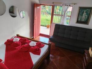 Posezení v ubytování Libélula finca-hotel