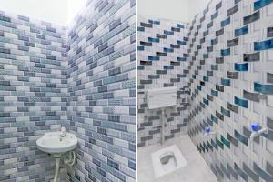 Koupelna v ubytování HOTEL O SHYAM