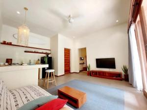 TV a/nebo společenská místnost v ubytování Relax in Nature Villa Namu no1