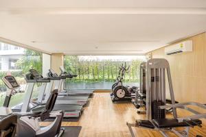 Γυμναστήριο ή/και όργανα γυμναστικής στο The Nimmana Condo 810 - Super Deluxe 1BR Mountain View Penthouse