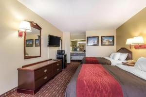 Μια τηλεόραση ή/και κέντρο ψυχαγωγίας στο Quality Inn Andalusia