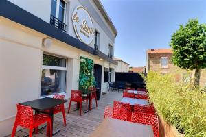 Un balcon sau o terasă la Hôtel Le Smile