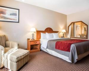 Postel nebo postele na pokoji v ubytování Quality Inn + 37 fotografií