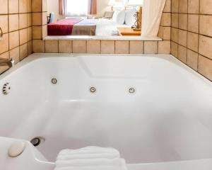 Koupelna v ubytování Quality Inn