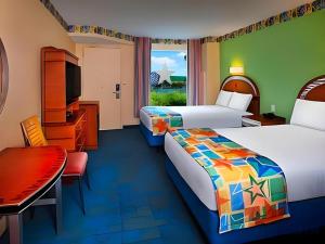 Disney's All-Star Sports Resort房間的床