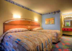 Disney's All-Star Sports Resort房間的床