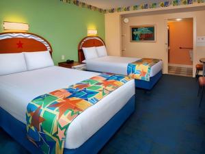 Disney's All-Star Sports Resort房間的床