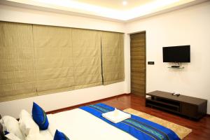 מיטה או מיטות בחדר ב-Luxe Loft