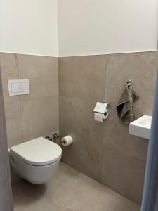 Koupelna v ubytování Brauhotel Vitzthum