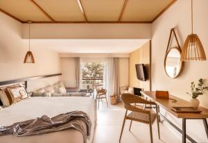 Posteľ alebo postele v izbe v ubytovaní Zel Costa Brava + 37 fotografií