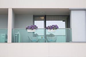 Balkón nebo terasa v ubytování Capitоl Suites & Apartments