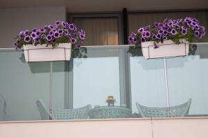 Balkón nebo terasa v ubytování Capitоl Suites & Apartments