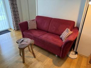 Posezení v ubytování Rosenhof am See Ferienwohnung Enzian