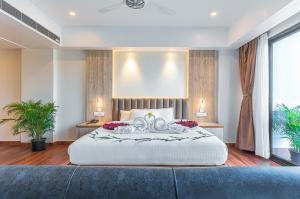 Mystique Mayong Resort客房内的一张或多张床位