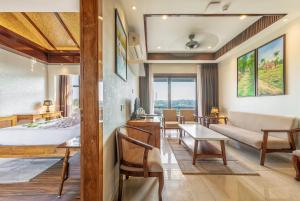 Mystique Mayong Resort客房内的一张或多张床位