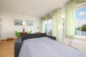 Postel nebo postele na pokoji v ubytování Villa Fördestrand Spinnaker