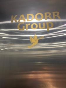a logo for a keder group on top of water at Evrodvushka in Odesa