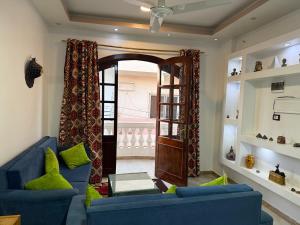 Posezení v ubytování Soliman Nile View