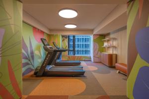 Fitness centrum a/nebo fitness zařízení v ubytování Orange Hotel Beijing Daxing International Airport Terminal