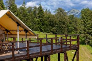 Paesaggio naturale nelle vicinanze di questo campeggio di lusso