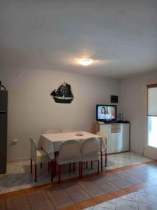 TV a/nebo společenská místnost v ubytování Holiday home in Vir - Insel Vir 7481