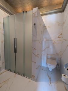 Koupelna v ubytování Hotel Antoň