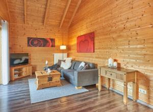 Posezení v ubytování Ferienhaus Seepfadhäusle