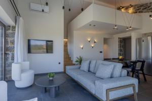 Χώρος καθιστικού στο Villa Ioannis - With Private Pool